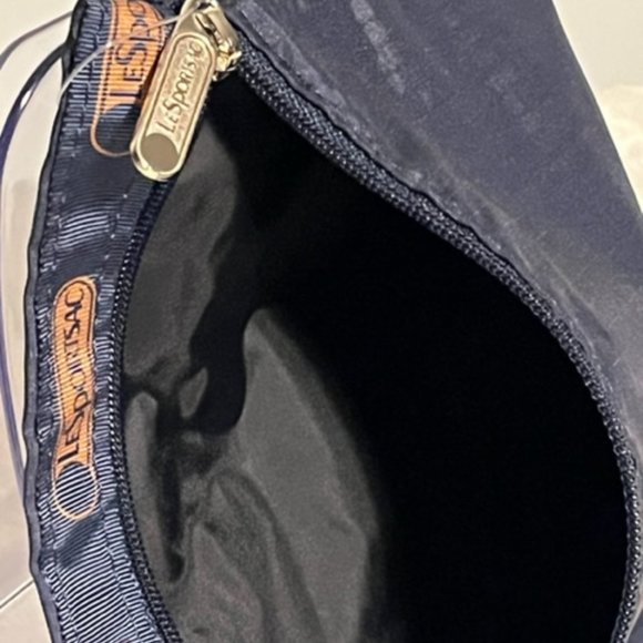 Le SPORTSAC Navy Blue Cosmetic Or General Purpose Pouch NWOT - Picture 6 of 6